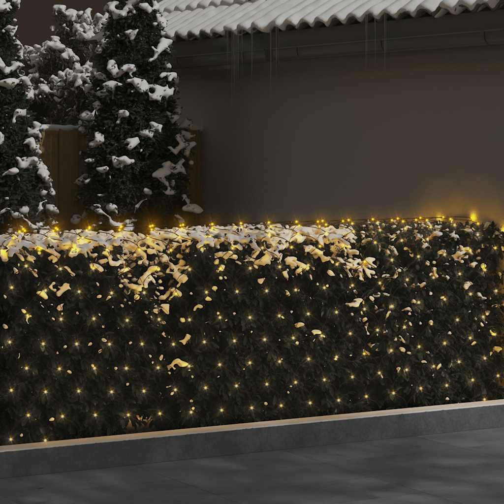 Božićna svjetlosna mreža topla bijela 4 x 4 m 544 LED