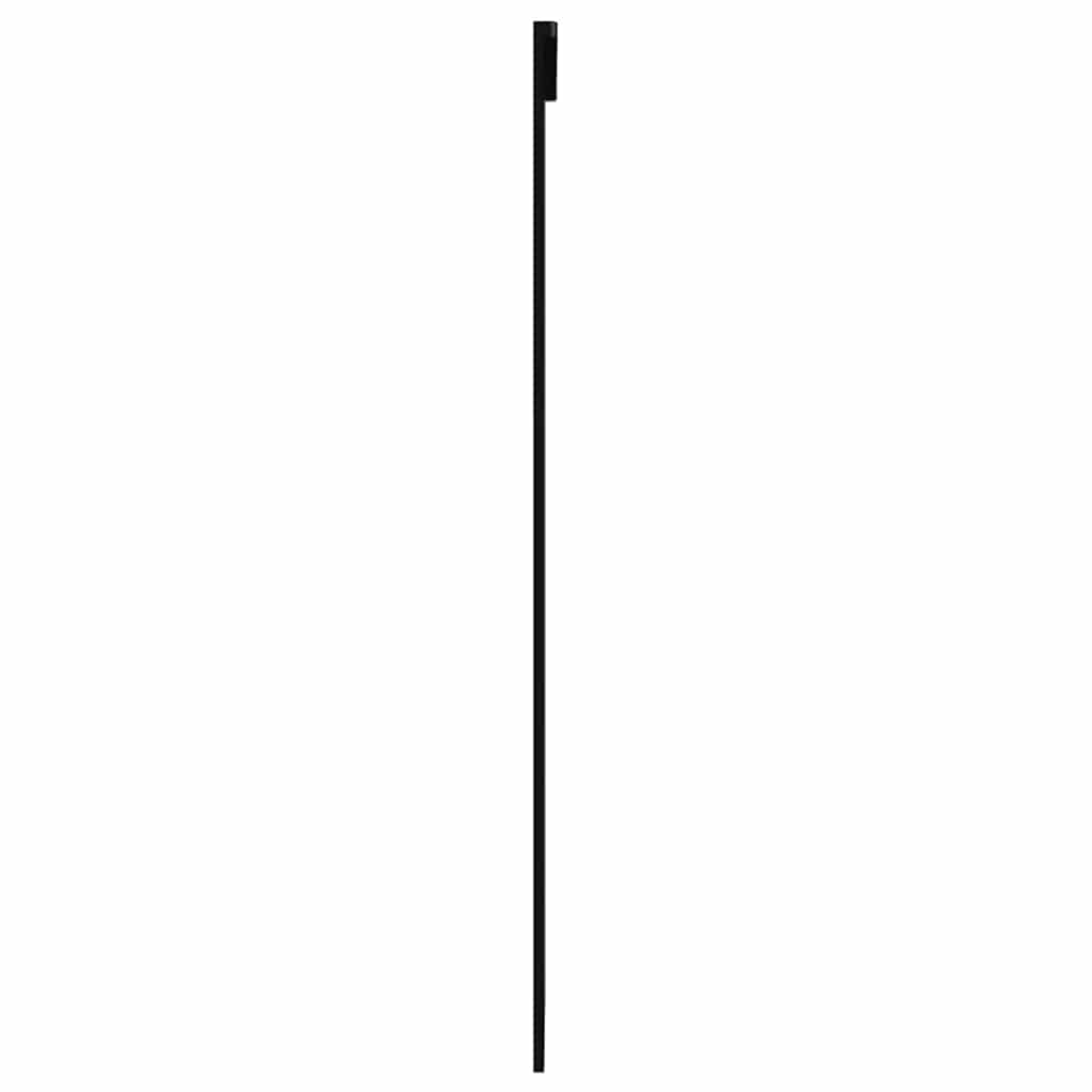 Klizna vrata od stakla ESG i aluminija 76 x 205 cm crna