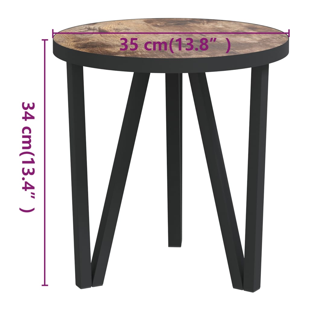 Stolić za čaj Ø 35 cm MDF