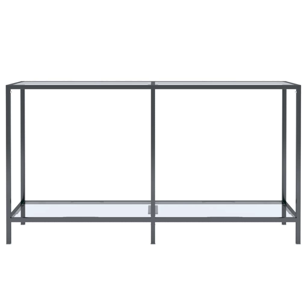 Konzolni stol prozirni 140 x 35 x 75,5 cm od kaljenog stakla