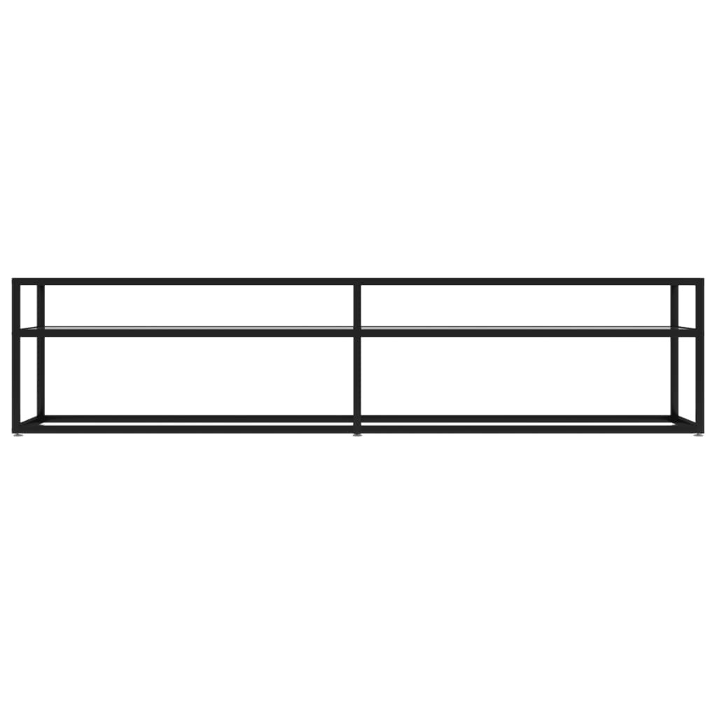 TV ormarić prozirni 180 x 40 x 40,5 cm od kaljenog stakla