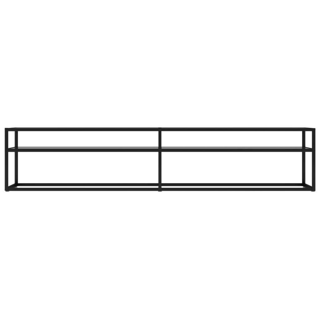TV ormarić prozirni 200 x 40 x 40,5 cm od kaljenog stakla