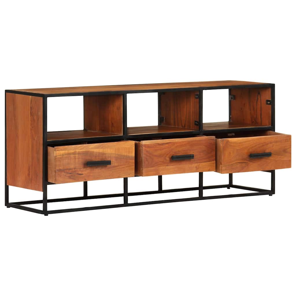 TV ormarić 110 x 30 x 45 cm od masivnog drva bagrema