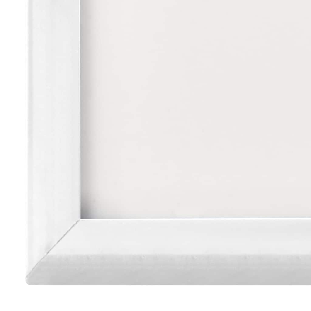Okviri za fotografije 5 kom bijeli za zid ili stol 13x18 cm MDF