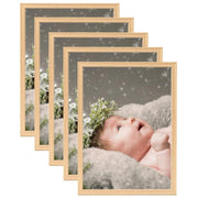 Okviri za fotografije 5 kom za stol boja hrasta 13 x 18 cm