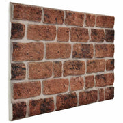 Zidne panele 10 pcs Smeđi cigla 100 x 50 cm EPS pjena