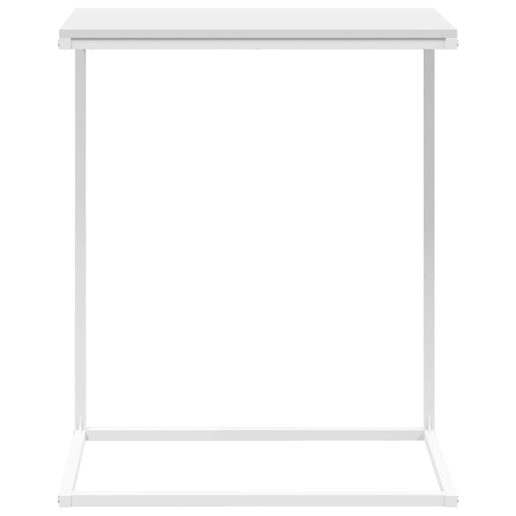 Bočni stolić bijeli 55 x 35 x 66 cm od konstruiranog drva