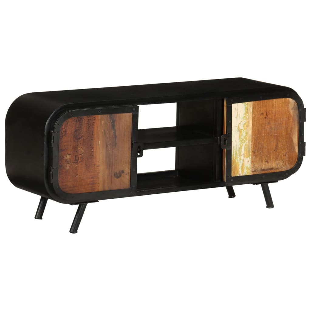 TV ormarić 110 x 30 x 45 cm od masivnog obnovljenog drva