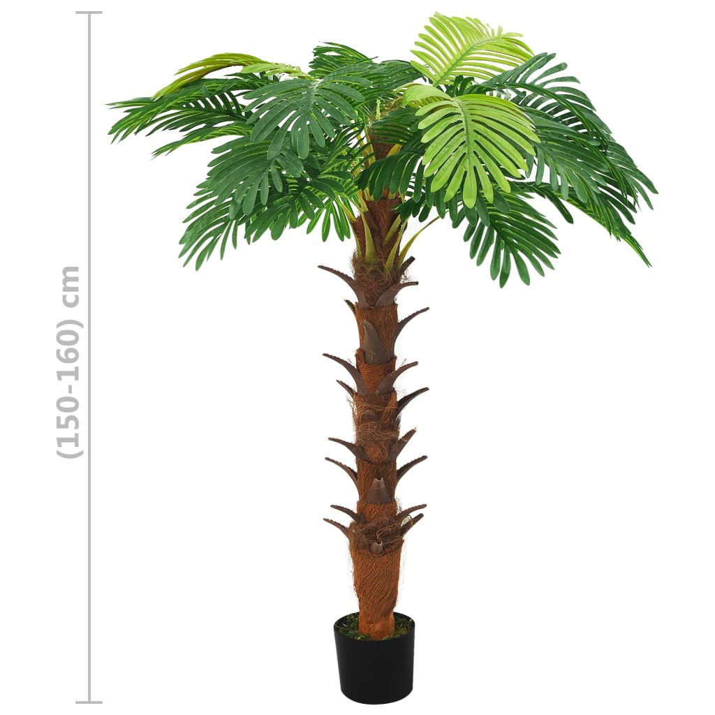 Umjetna cikas palma s posudom 160 cm zelena