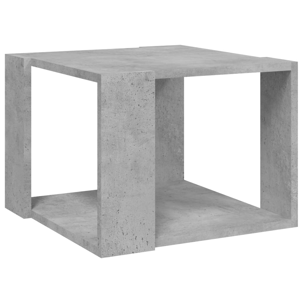 Stolić za kavu boja betona 40 x 40 x 30 cm konstruirano drvo