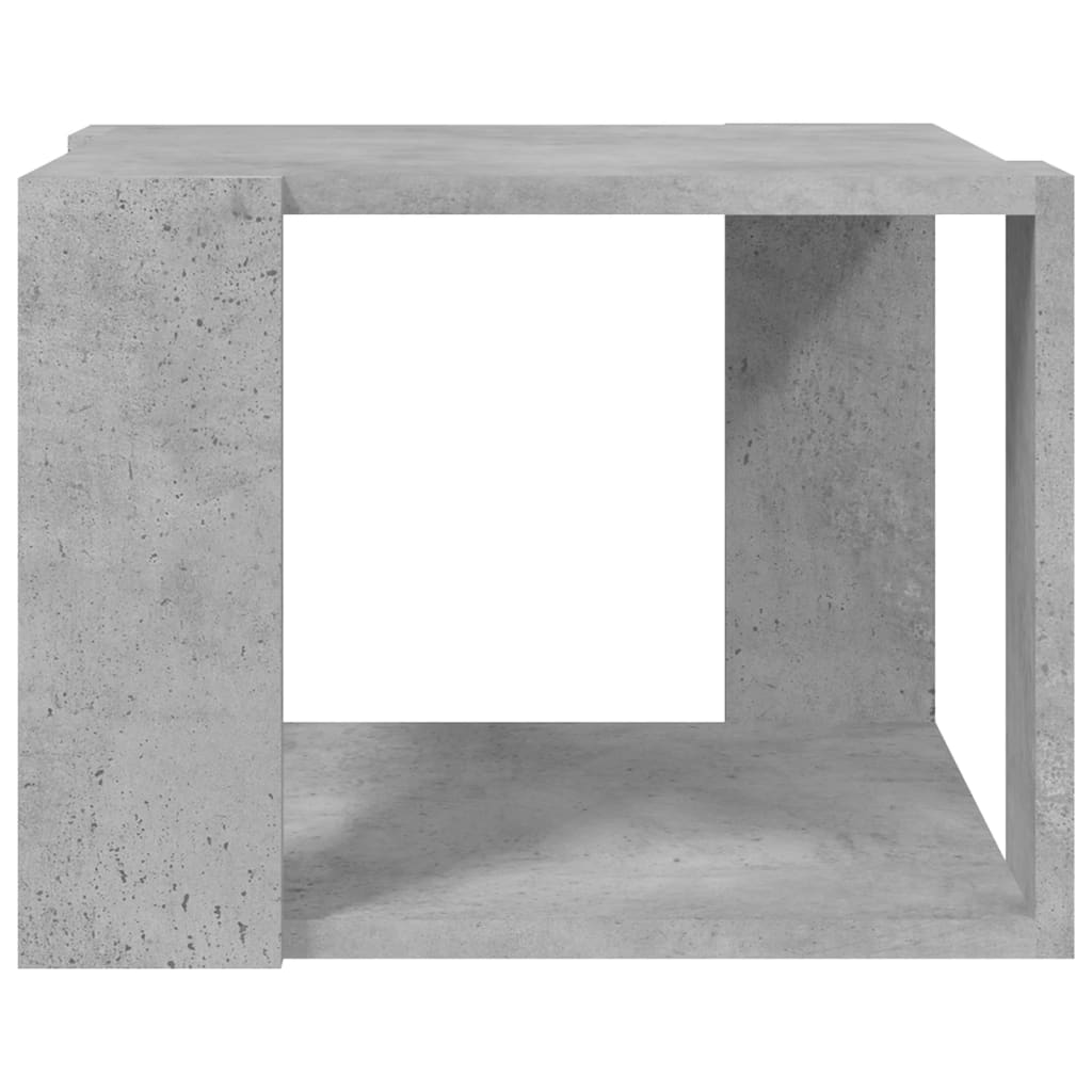 Stolić za kavu boja betona 40 x 40 x 30 cm konstruirano drvo