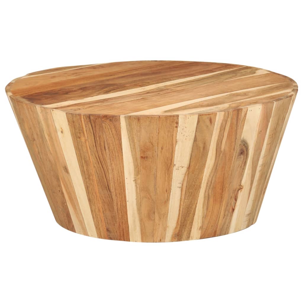 Stolić za kavu Ø 65 x 31 cm od masivnog bagremovog drva