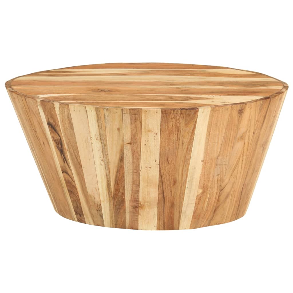 Stolić za kavu Ø 65 x 31 cm od masivnog bagremovog drva