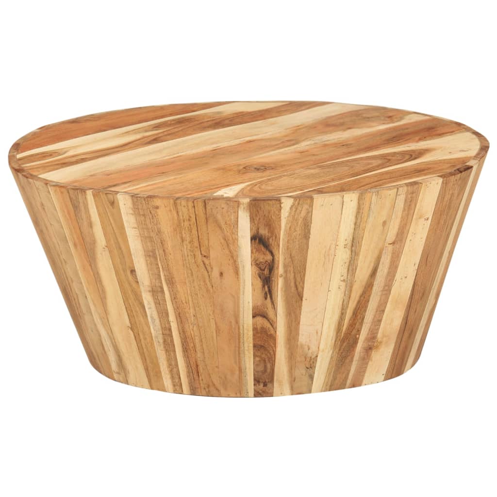 Stolić za kavu Ø 65 x 31 cm od masivnog bagremovog drva