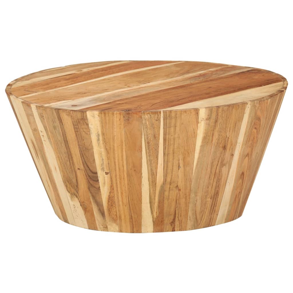 Stolić za kavu Ø 65 x 31 cm od masivnog bagremovog drva