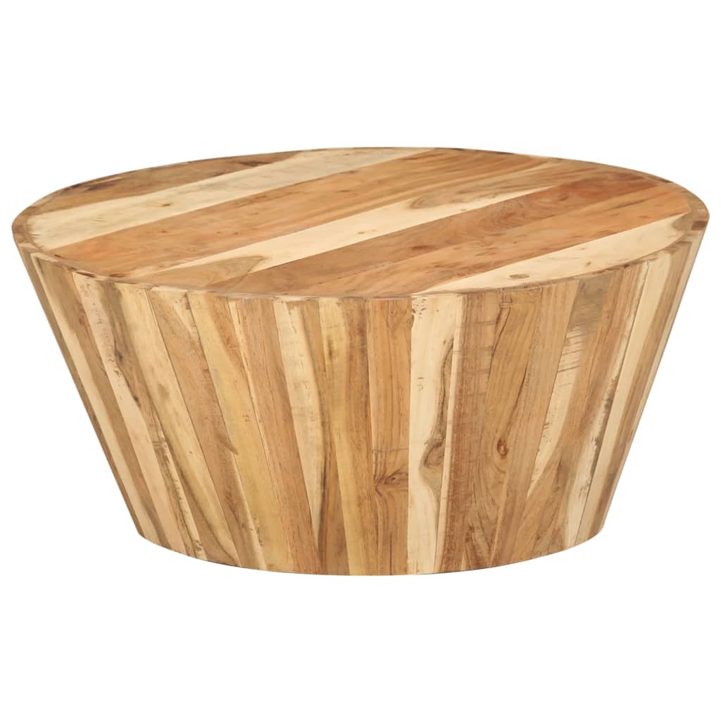 Stolić za kavu Ø 65 x 31 cm od masivnog bagremovog drva