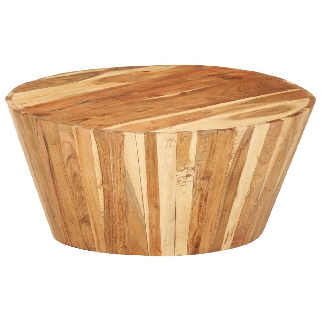 Stolić za kavu Ø 65 x 31 cm od masivnog bagremovog drva