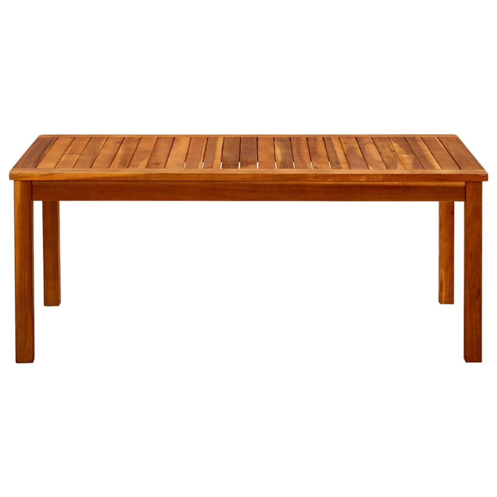 Vrtni stolić za kavu 110 x 60 x 45 cm masivno bagremovo drvo