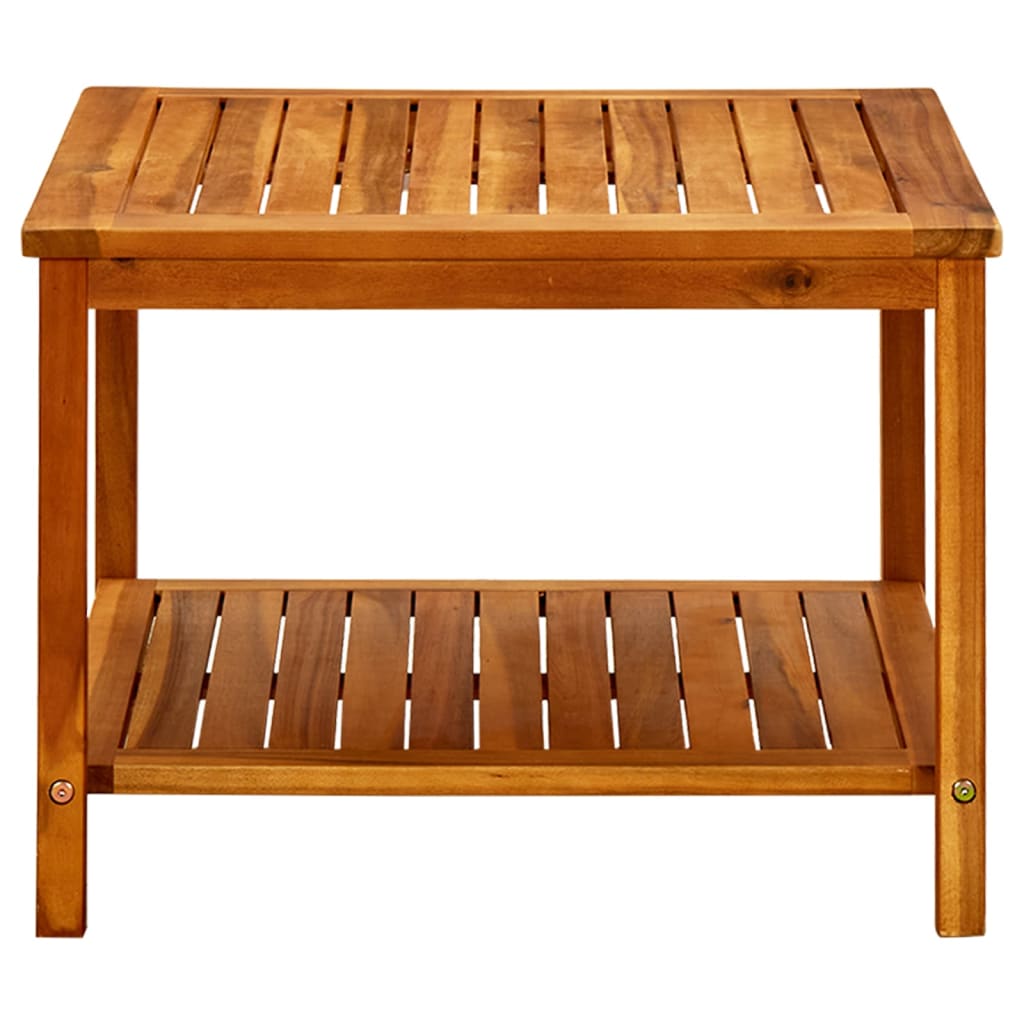Stolić za kavu 60 x 60 x 45 cm od masivnog bagremovog drva