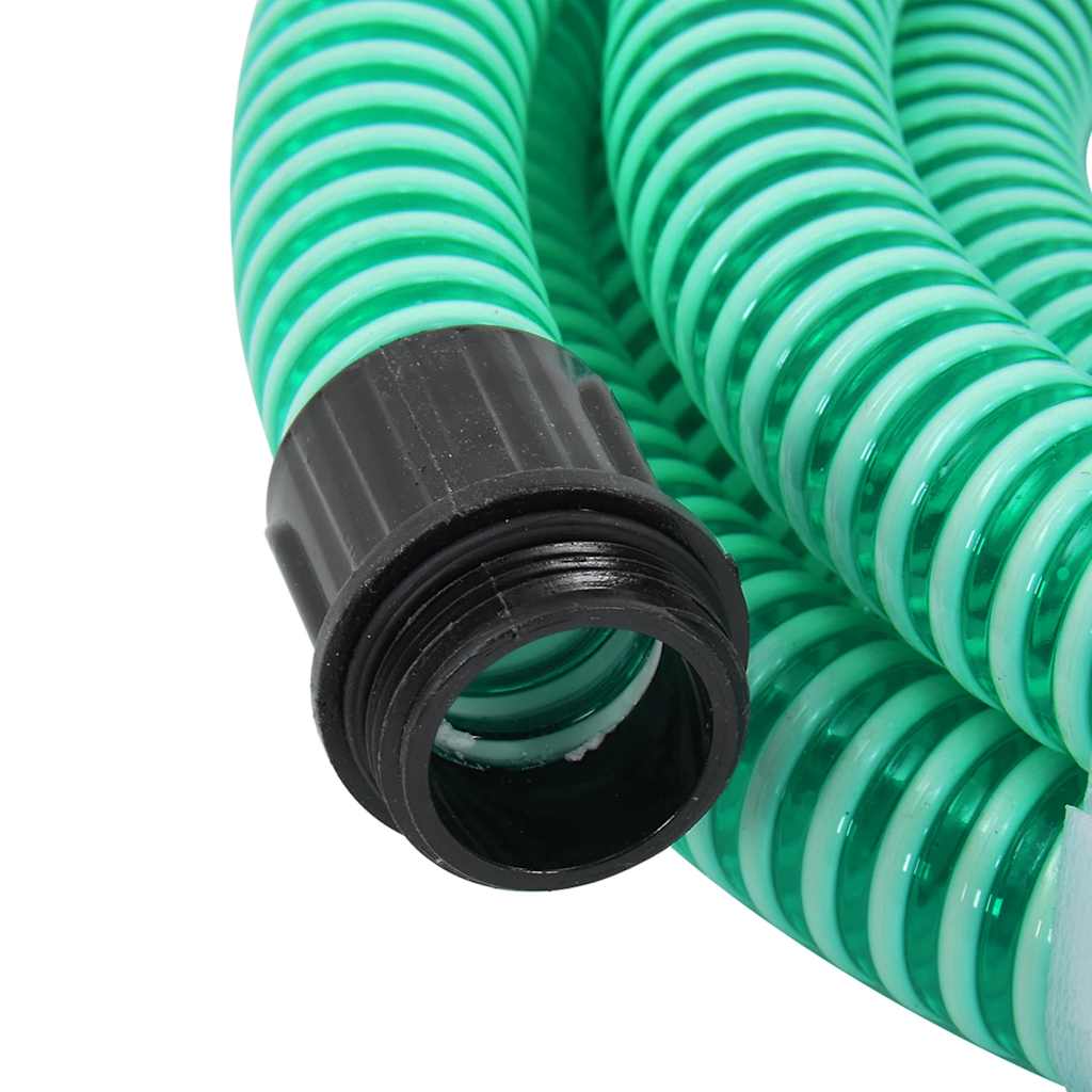 Usisno crijevo s mjedenim priključcima zeleno 1,1 " 15 m PVC