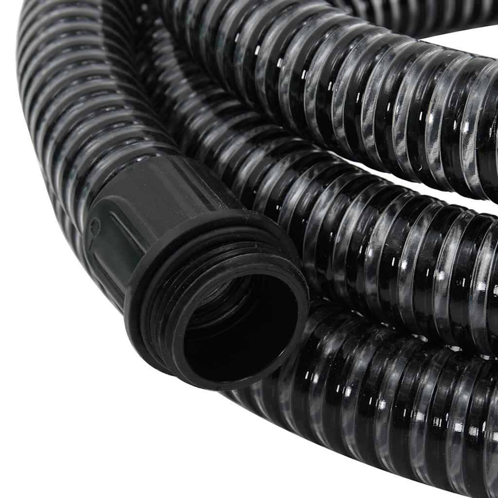 Usisno crijevo s mjedenim priključcima crno 1,1 " 25 m PVC