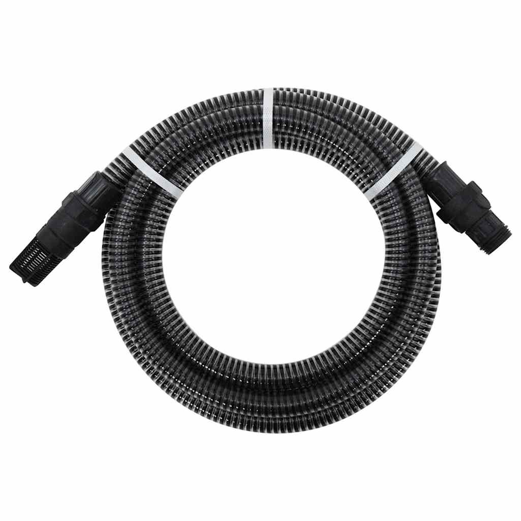 Usisno crijevo s PVC priključcima crno 1 " PVC 10 m