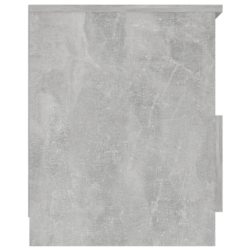 Noćni ormarići 2 kom boja betona 40x40x50 cm konstruirano drvo