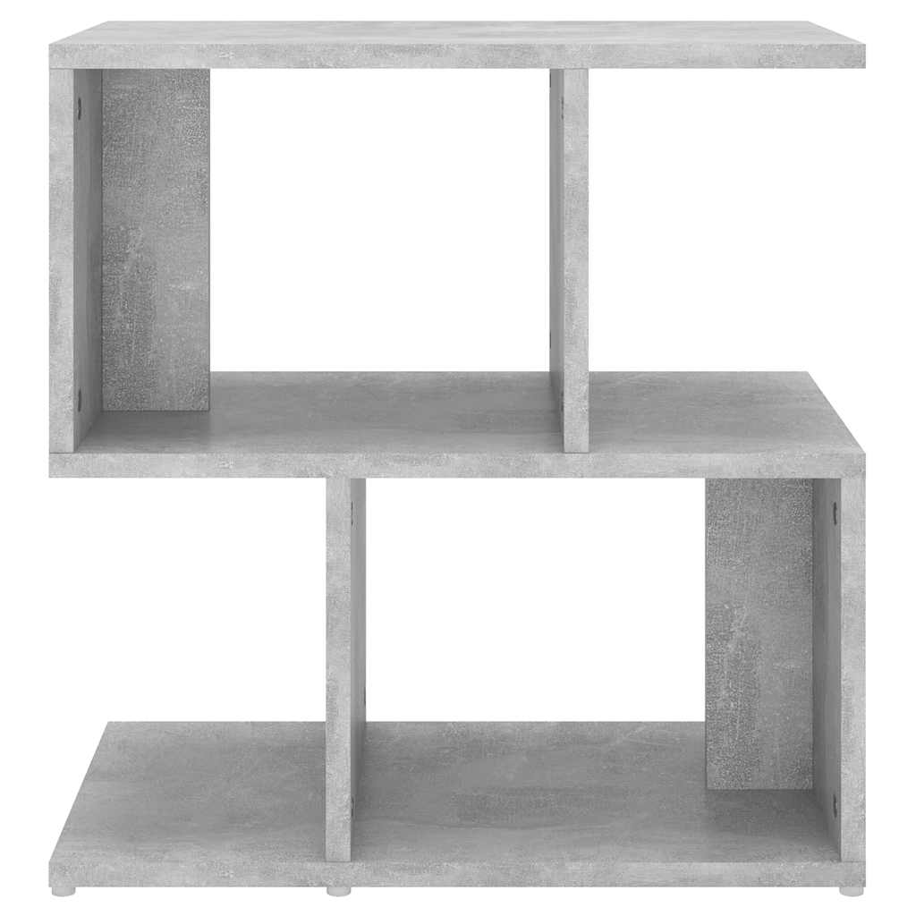 Noćni ormarić siva boja betona 50x30x51,5 cm konstruirano drvo