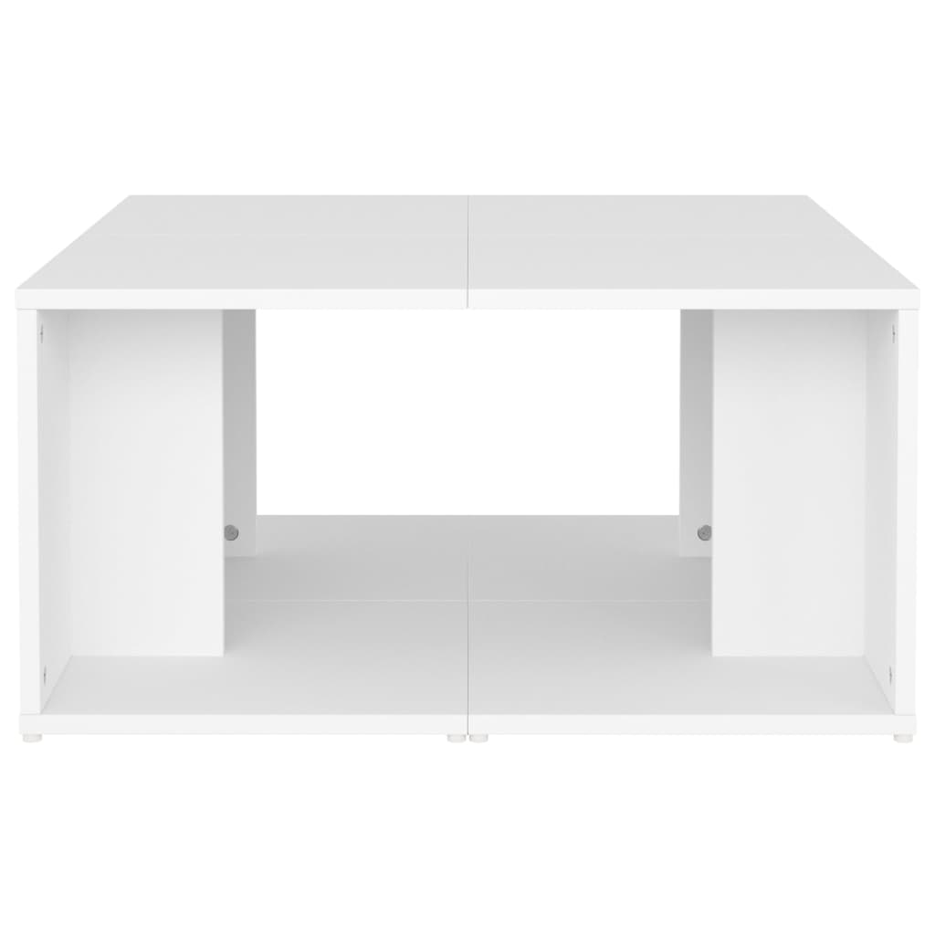 Stolići za kavu 4 kom bijeli 33 x 33 x 33 cm konstruirano drvo
