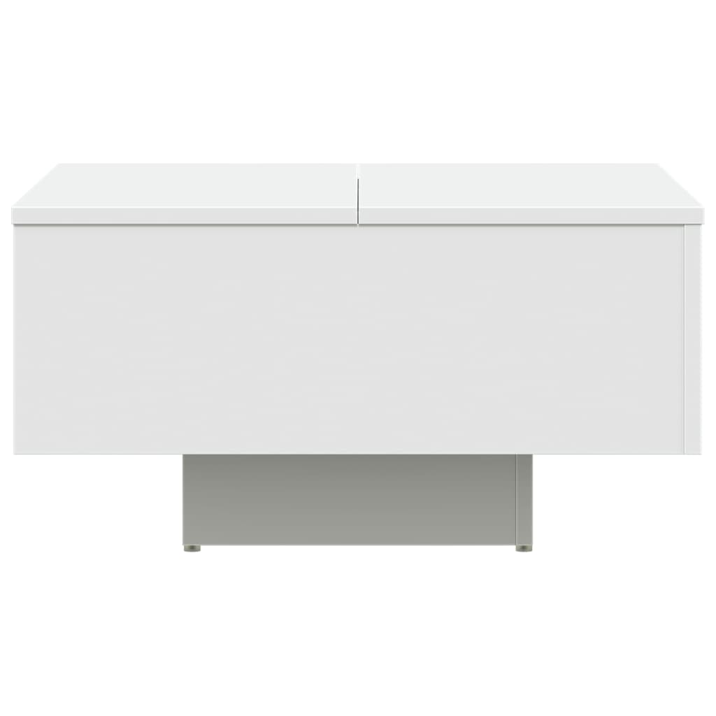 Stolić za kavu bijeli 60 x 60 x 31,5 cm konstruirano drvo