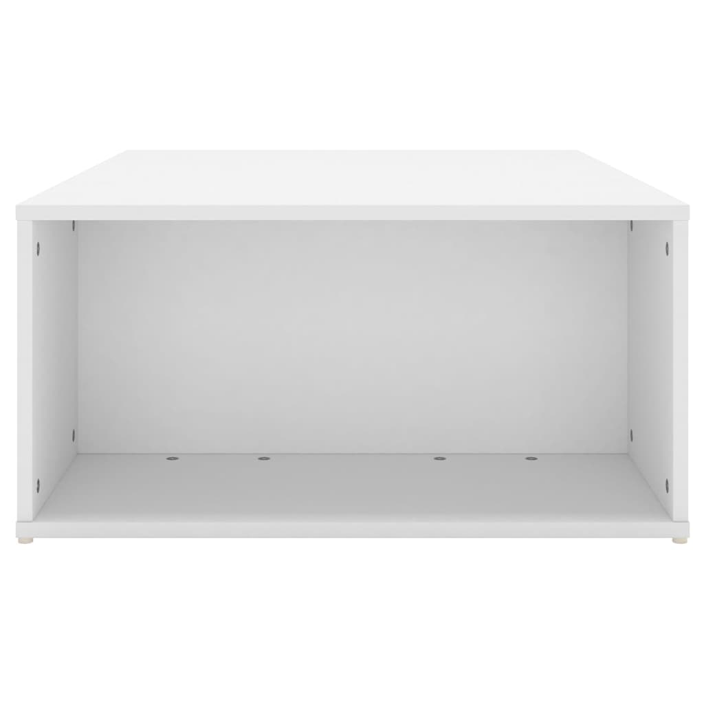 Stolić za kavu bijeli 90 x 67 x 33 cm od konstruiranog drva