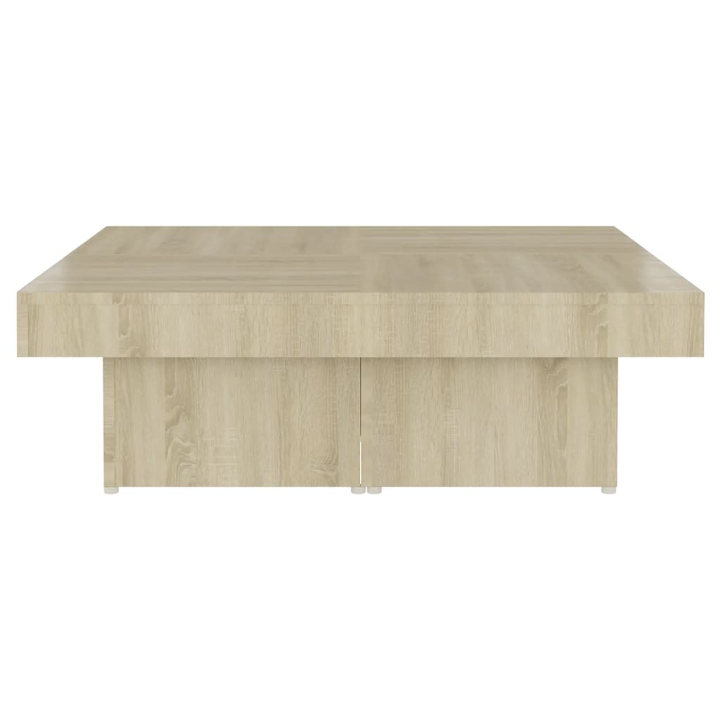 Stolić za kavu boja hrasta sonome 90 x 90 x 28 cm od iverice