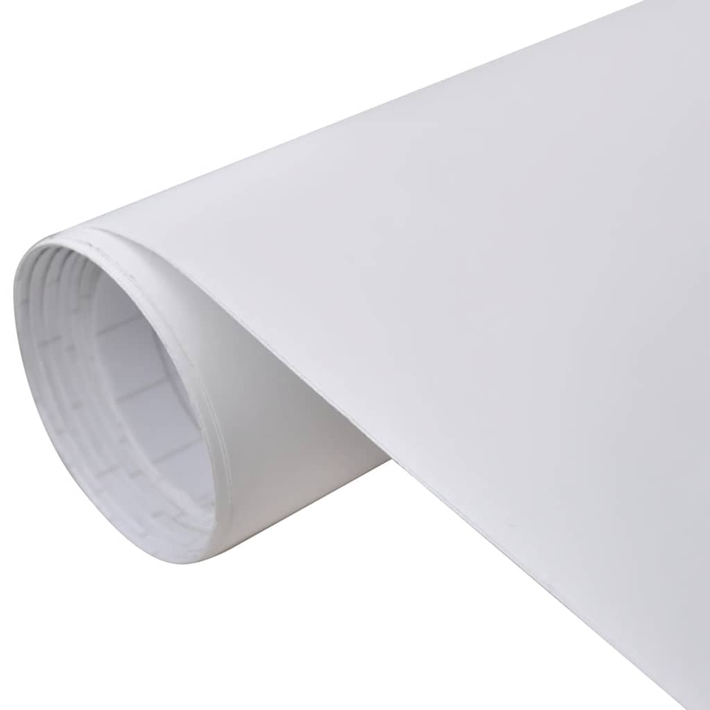 Folije za automobil 2 kom mat bijele 100 x 150 cm + 50 x 150 cm
