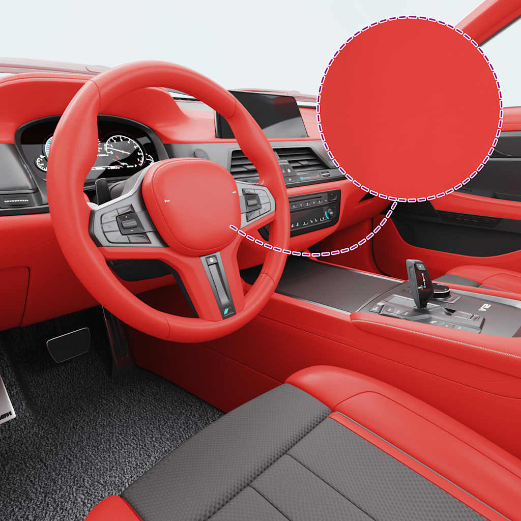 Folije za automobil 2 kom mat crvene 100 x 150 cm