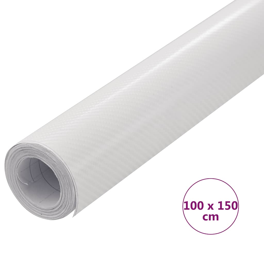 Folija za automobil 4D bijela 100 x 150 cm