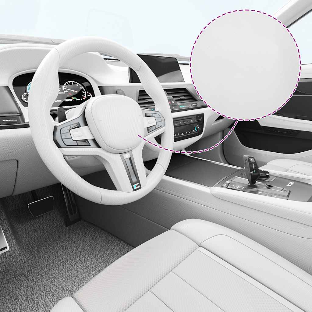 Folija za automobil 4D bijela 100 x 150 cm