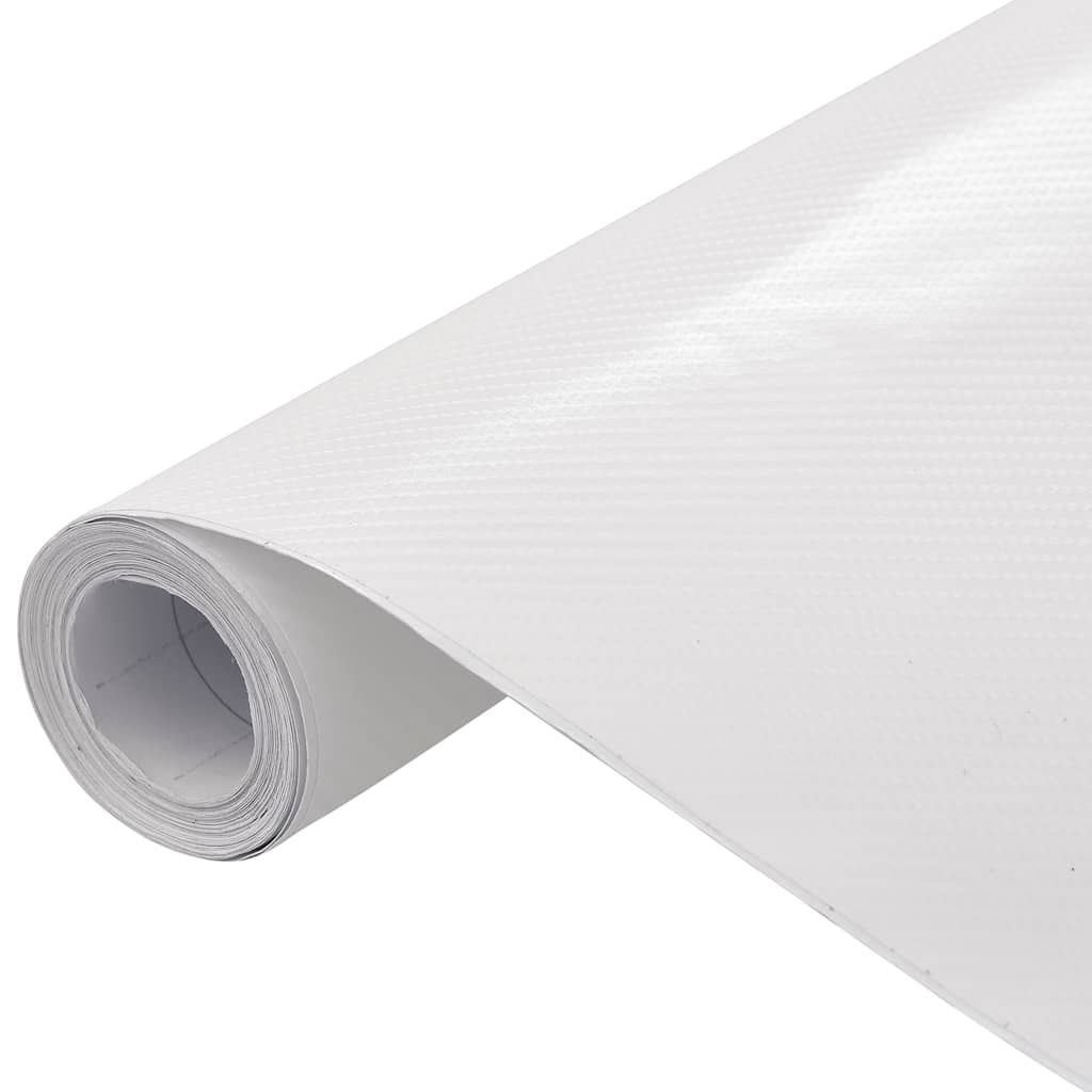 Folije za automobil 2 kom 4D bijele 100 x 150 cm