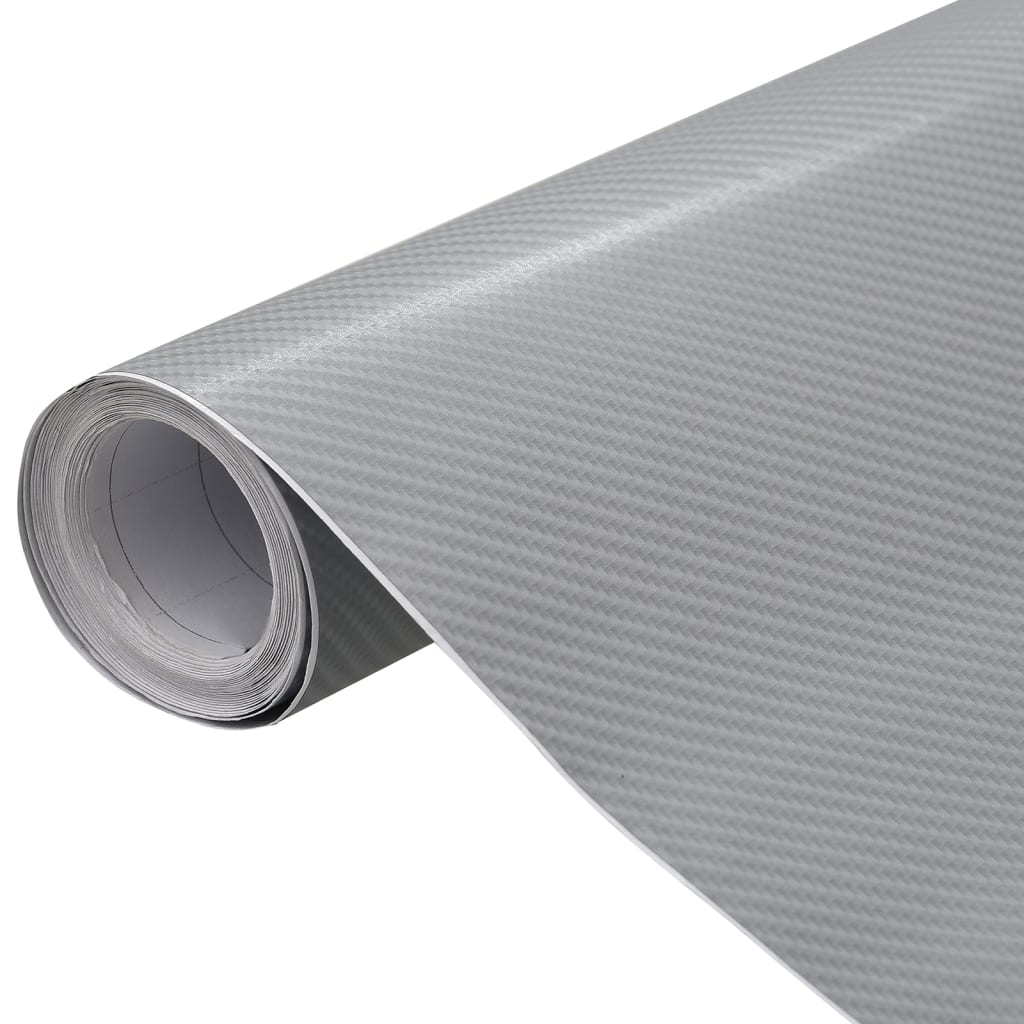 Folije za automobil 2 kom 4D srebrne 100 x 150 cm