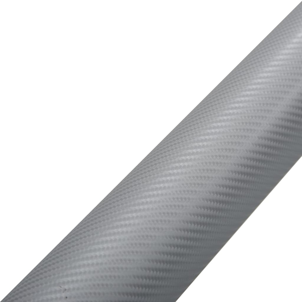 Folije za automobil 2 kom 4D srebrne 100 x 150 cm