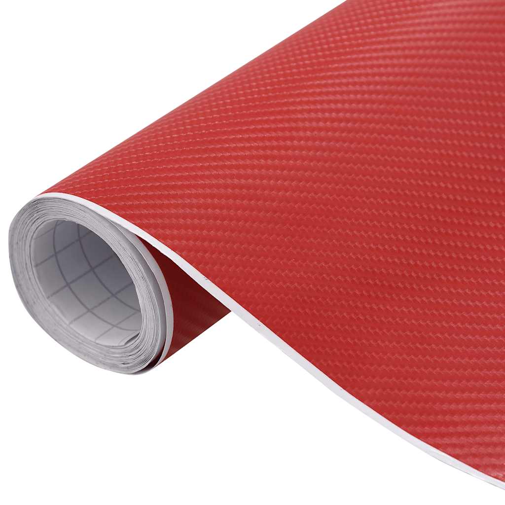 Folija za automobil 4D crvena 100 x 150 cm