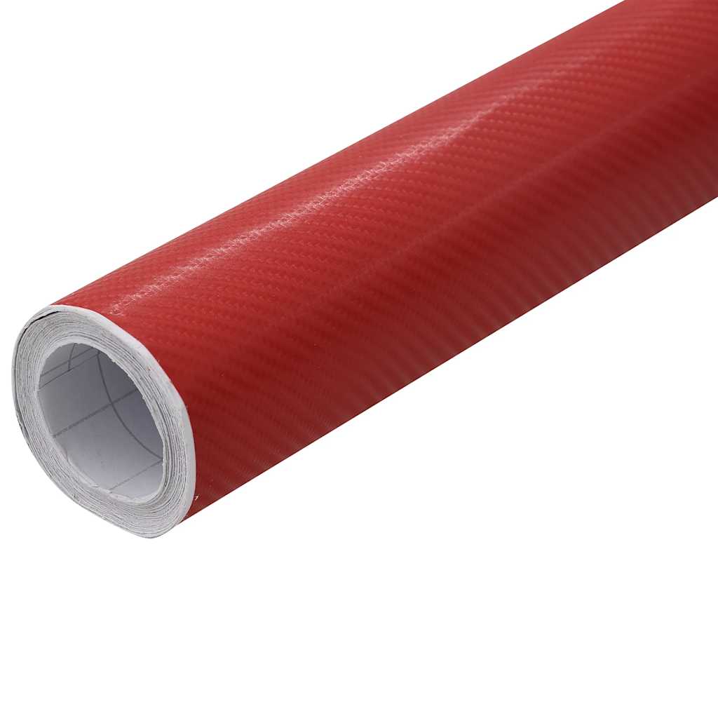 Folije za automobil 2 kom 4D crvene 100 x 150 cm