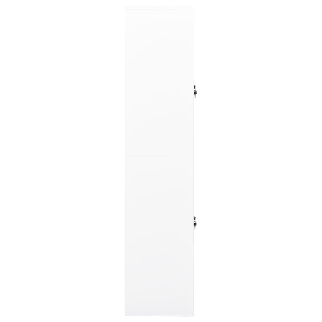 Uredski ormarić bijeli 90 x 40 x 180 cm čelični