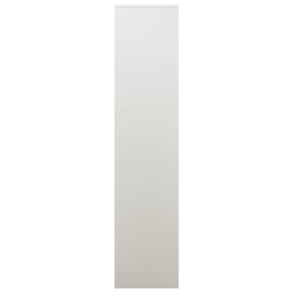 Uredski ormarić svjetlosivi 90 x 40 x 180 cm čelični