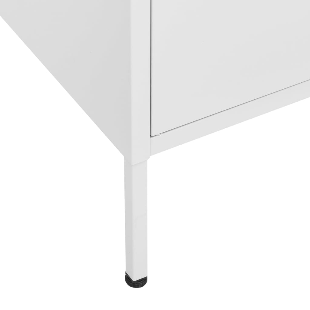 Ormarić za pohranu bijeli 80 x 35 x 101,5 cm čelični