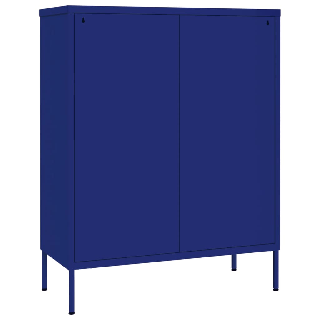 Ormarić s ladicama modri 80 x 35 x 101,5 cm čelični