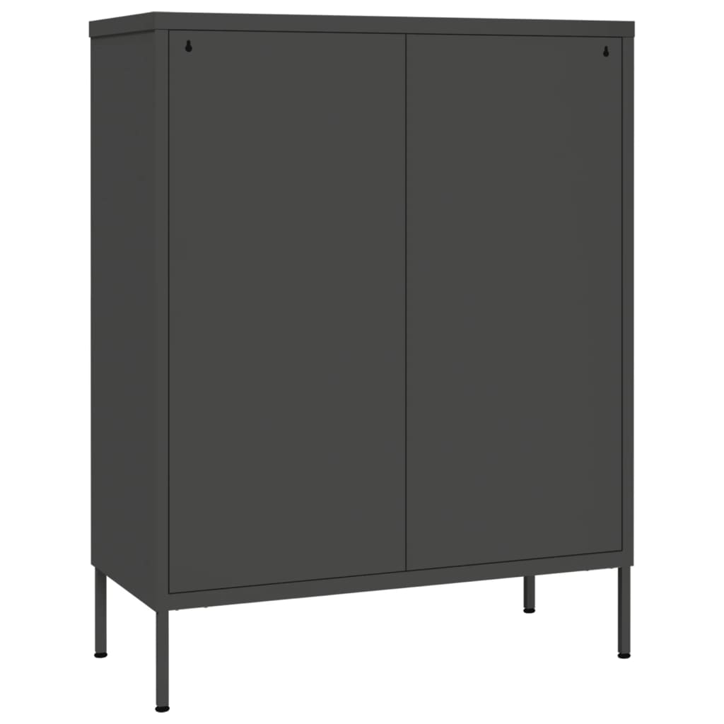 Ladičar antracit 80 x 35 x 101,5 cm čelični