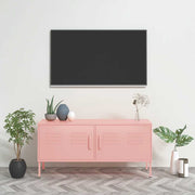 TV ormarić ružičasti 105 x 35 x 50 cm čelični