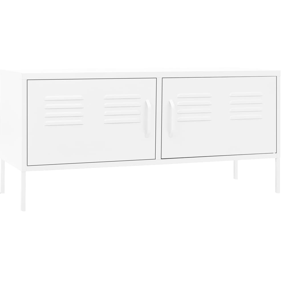 TV ormarić bijeli 105 x 35 x 50 cm čelični