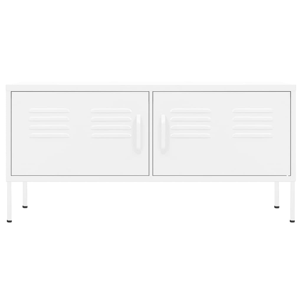 TV ormarić bijeli 105 x 35 x 50 cm čelični