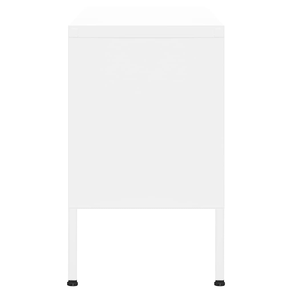 TV ormarić bijeli 105 x 35 x 50 cm čelični